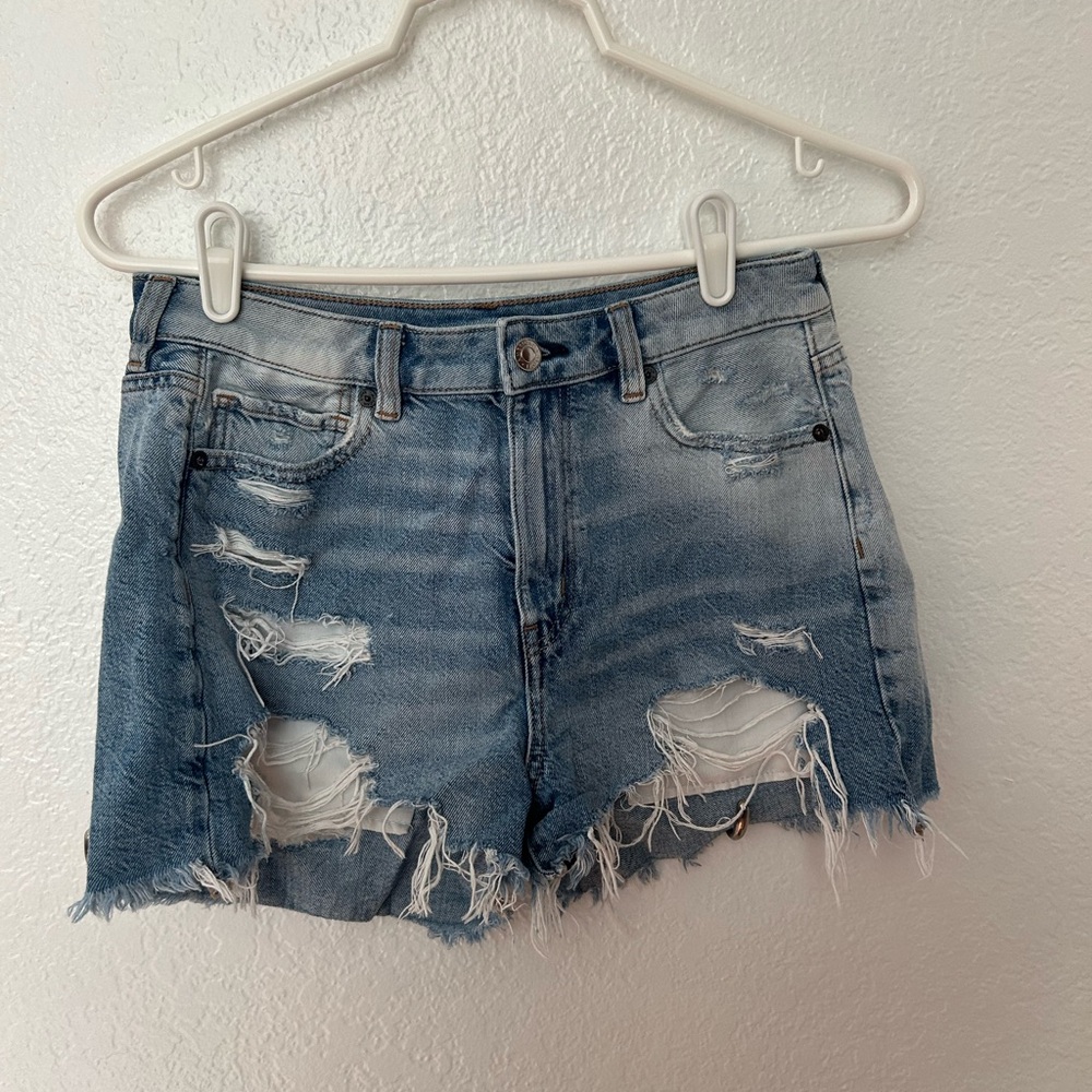 American Eagle Distressed Mom Shorts